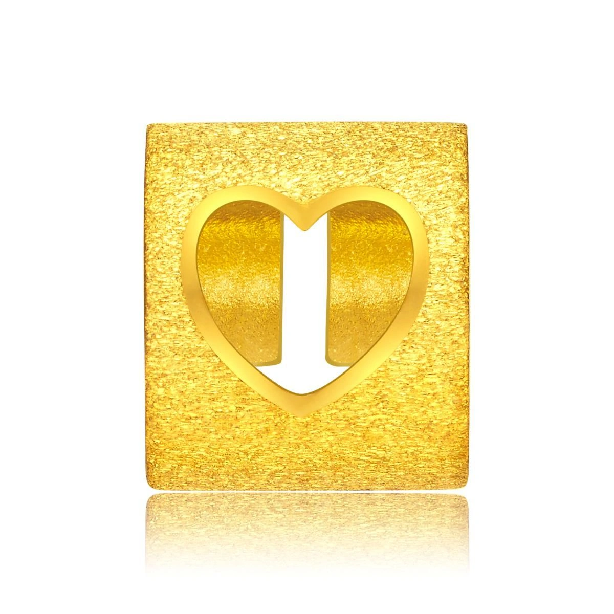 999.9 Gold Pendant (Large English Letter T)