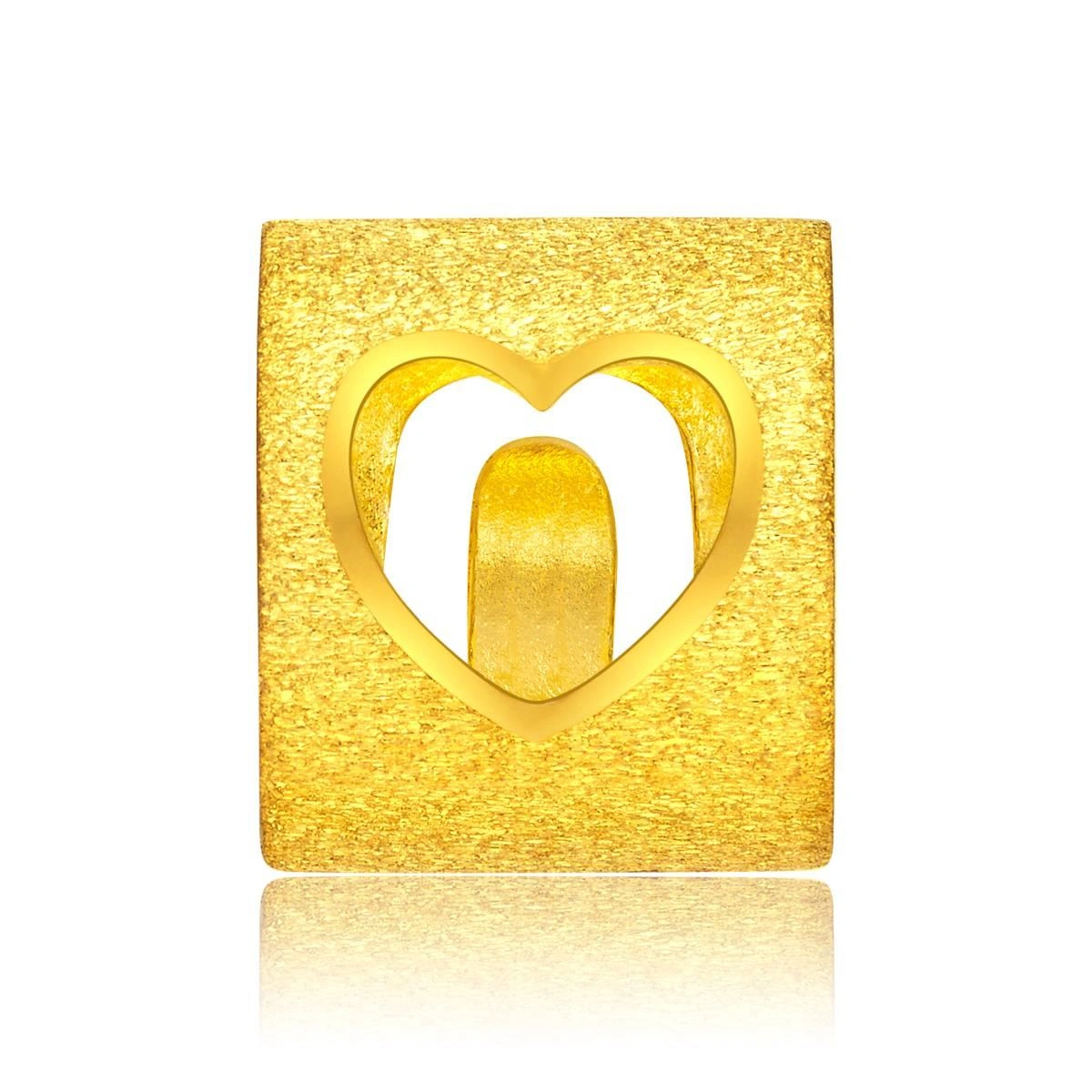 999.9 Gold Pendant (Large English Letter U)