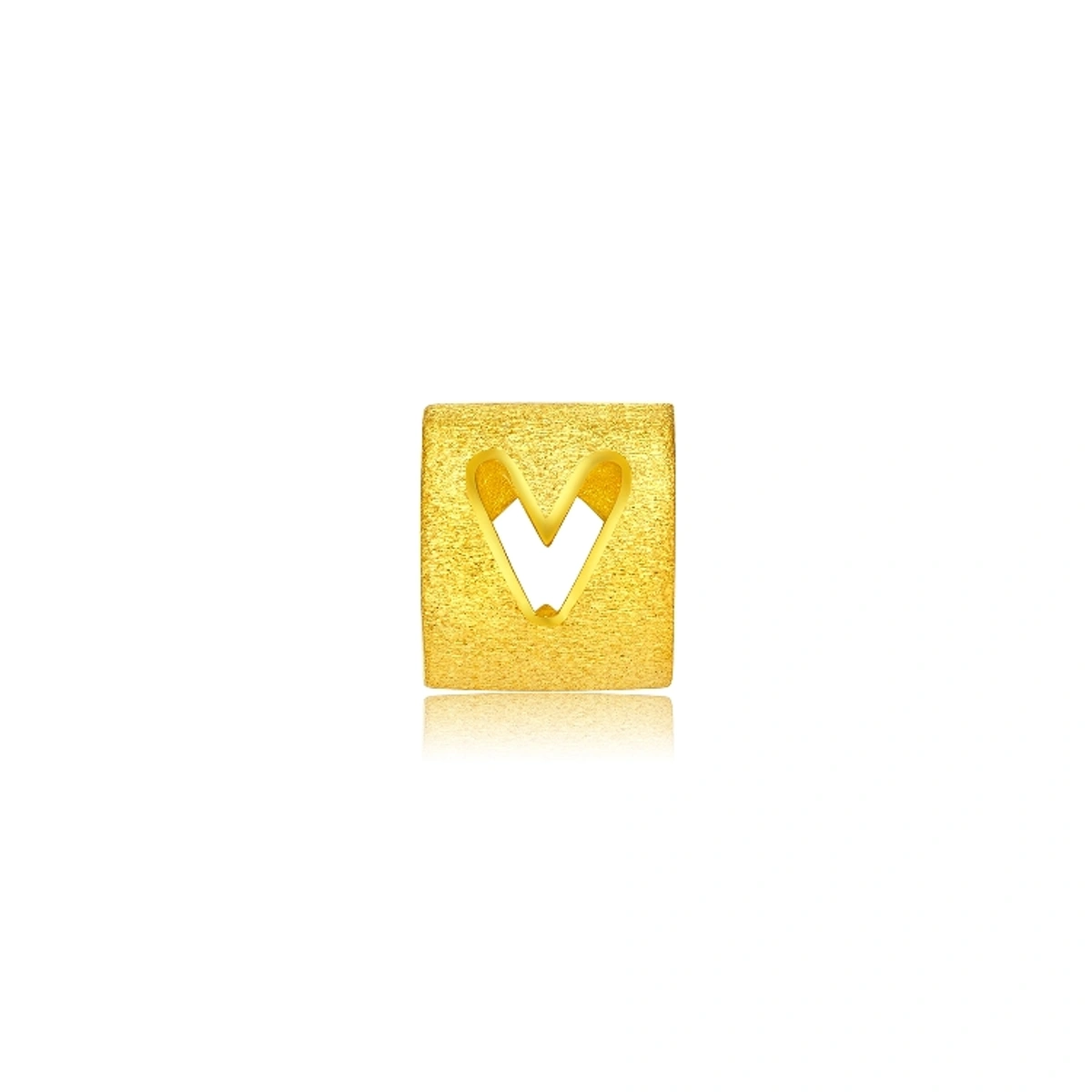 999.9黃金吊墜 (大版字母V)