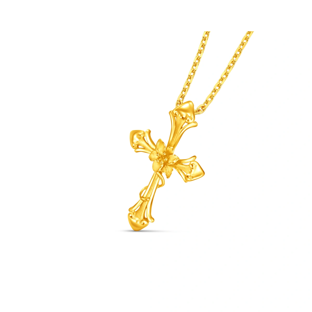 十字架999.9黃金吊墜