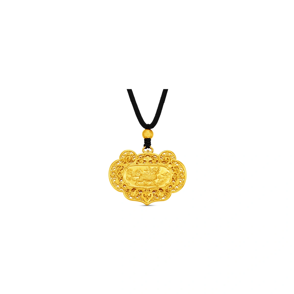 999 Gold pendant