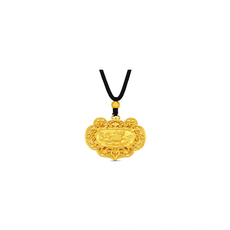 999 Gold pendant