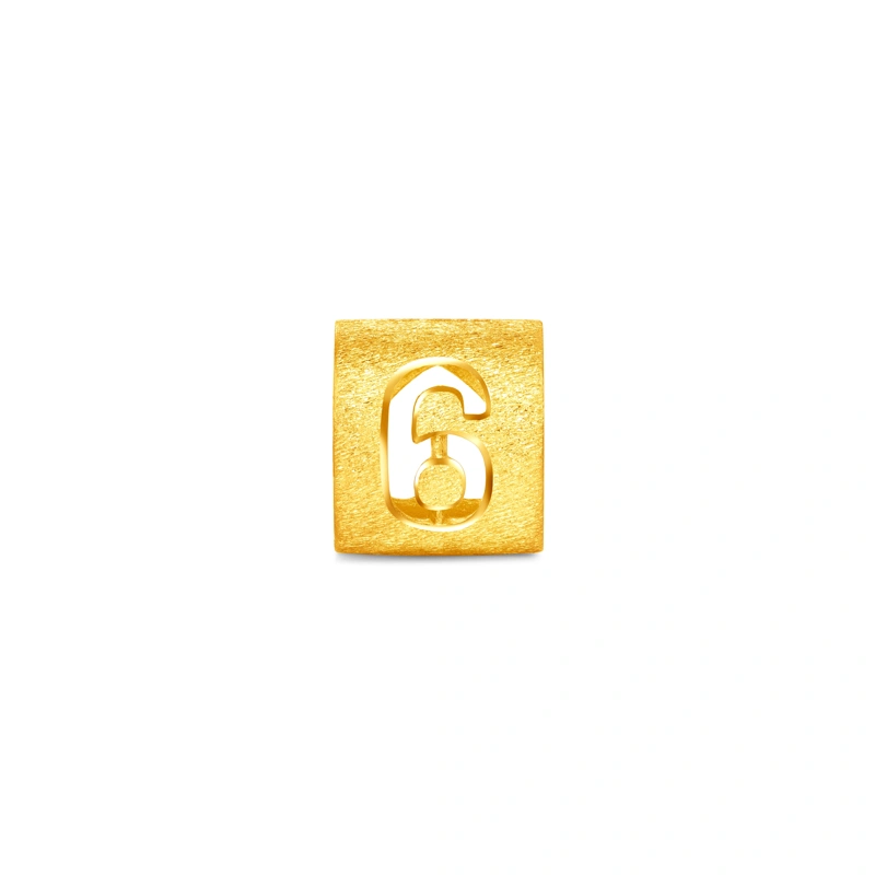 999.9 Gold pendant (Number 6)
