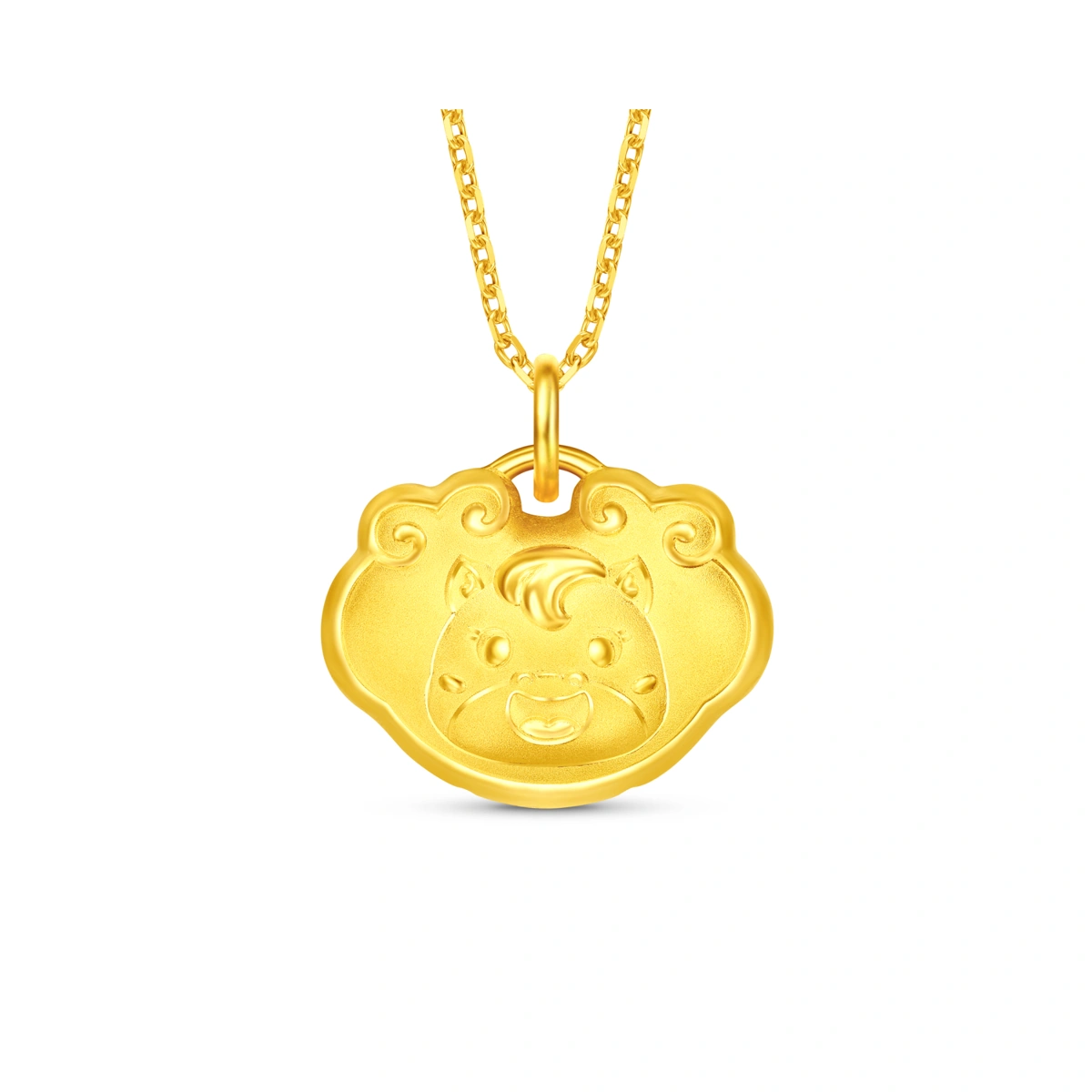 如意鎖包999.9黃金吊墜