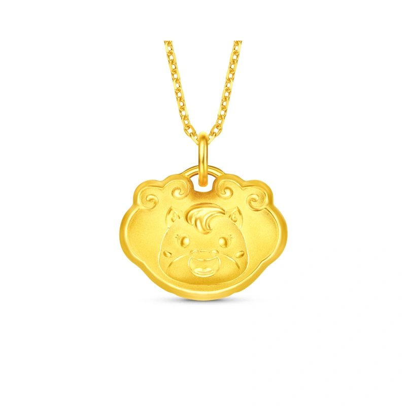 999.9 Gold pendant