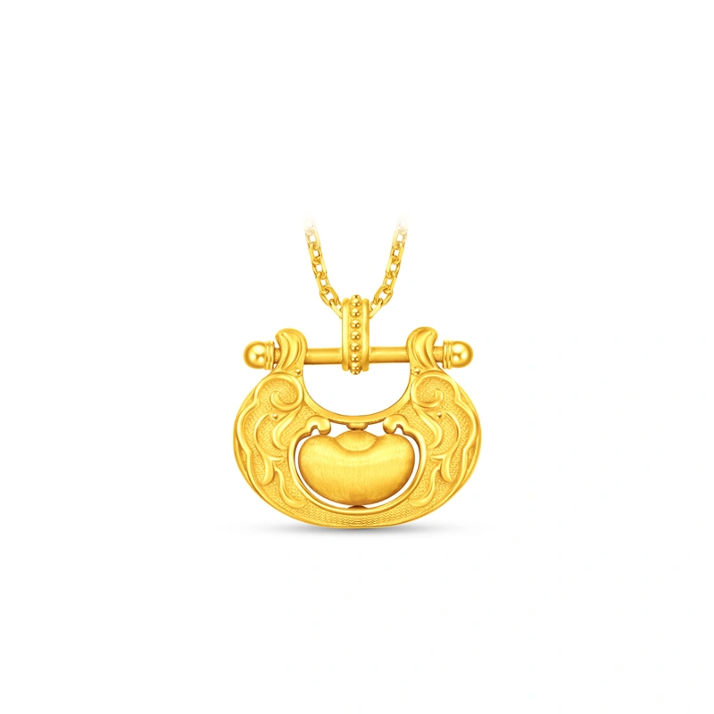 999.9 Gold pendant