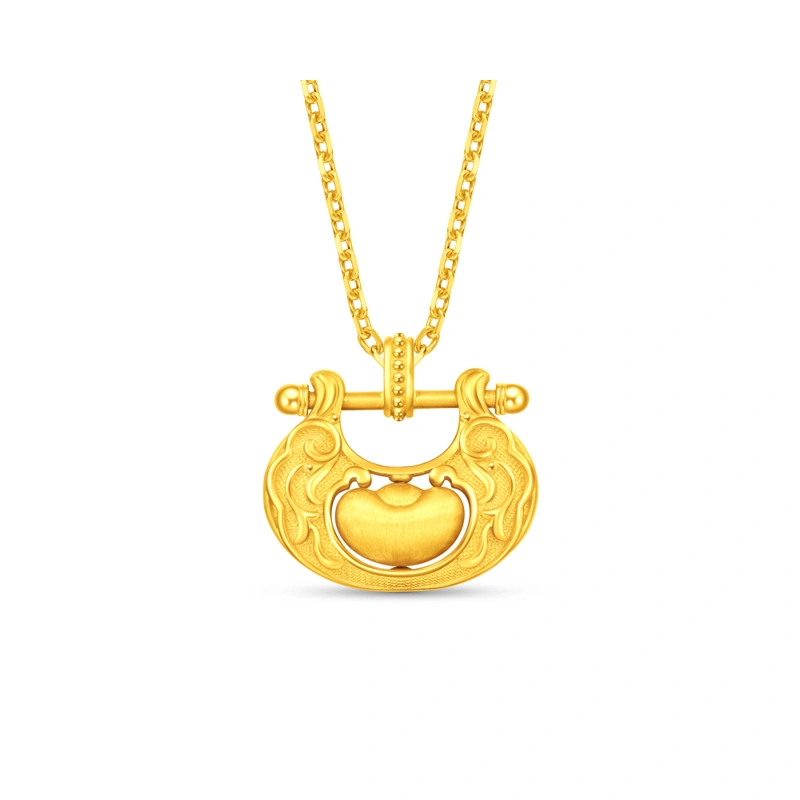999.9 Gold pendant