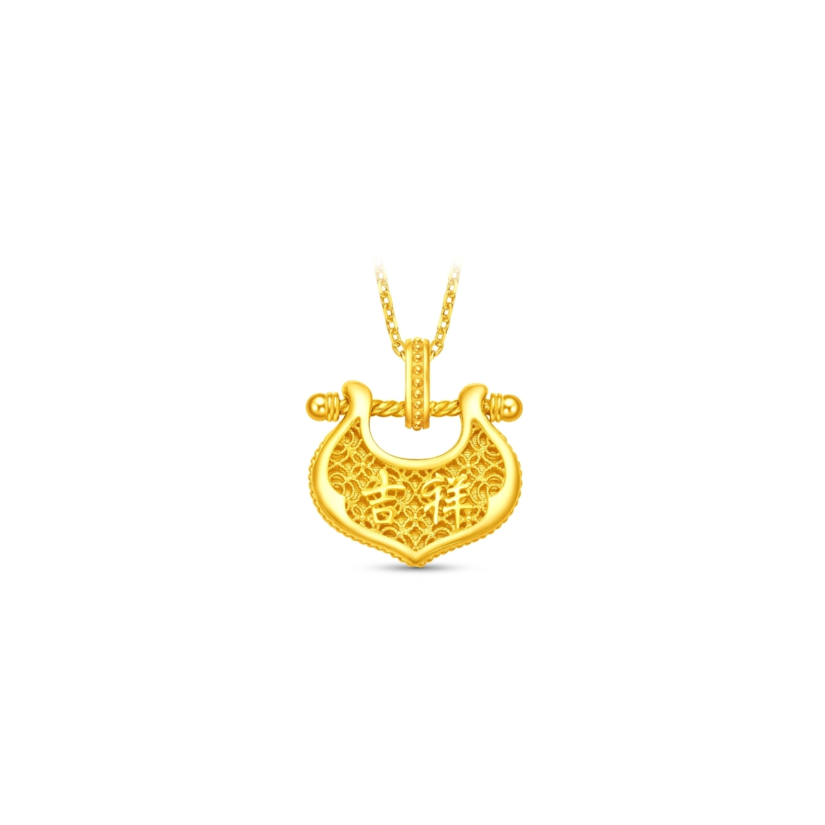 Ruyi 999.9 Gold pendant