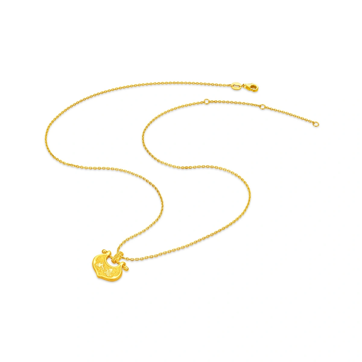 Ruyi 999.9 Gold pendant