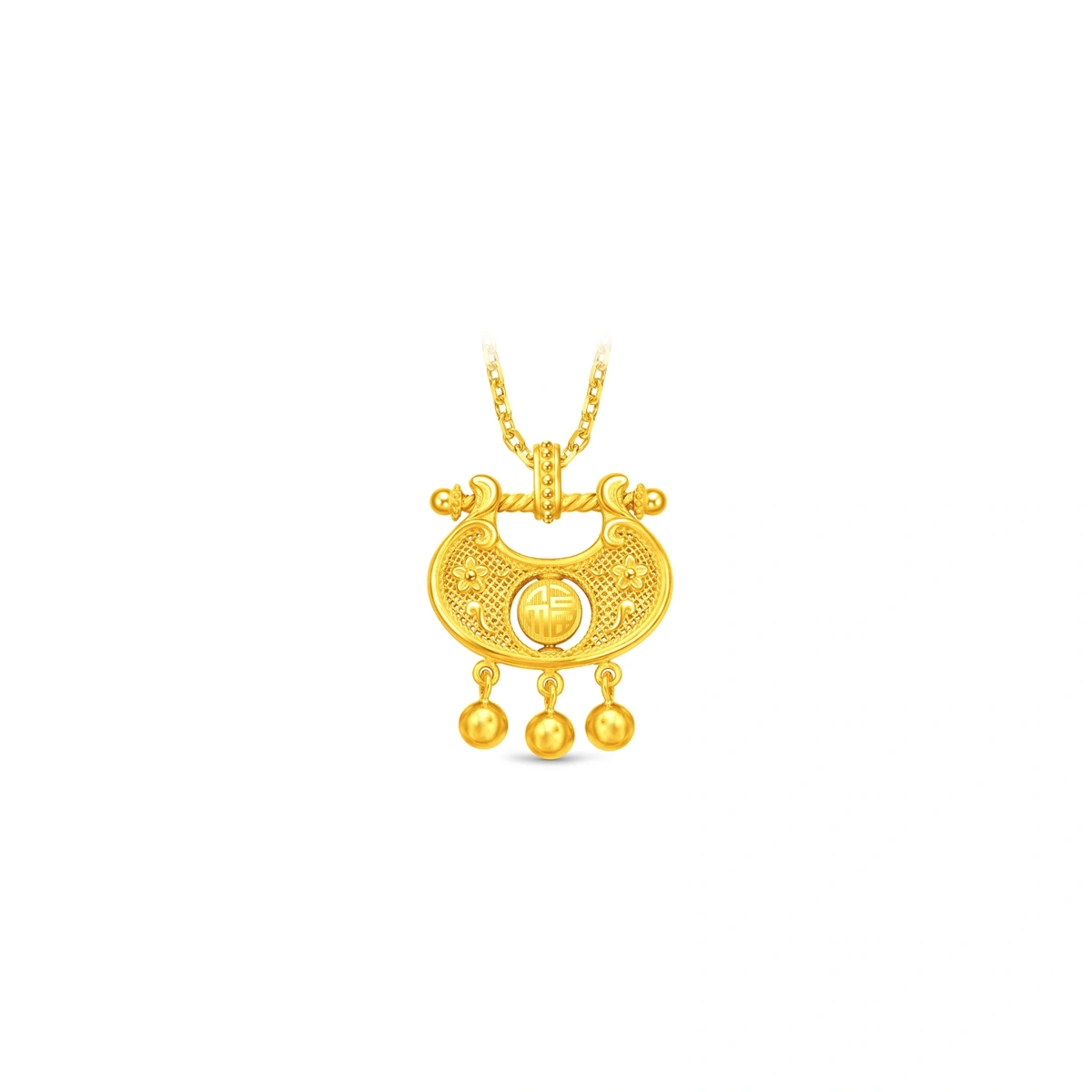 999.9 Gold pendant