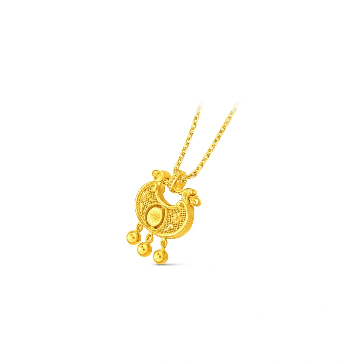 999.9 Gold pendant
