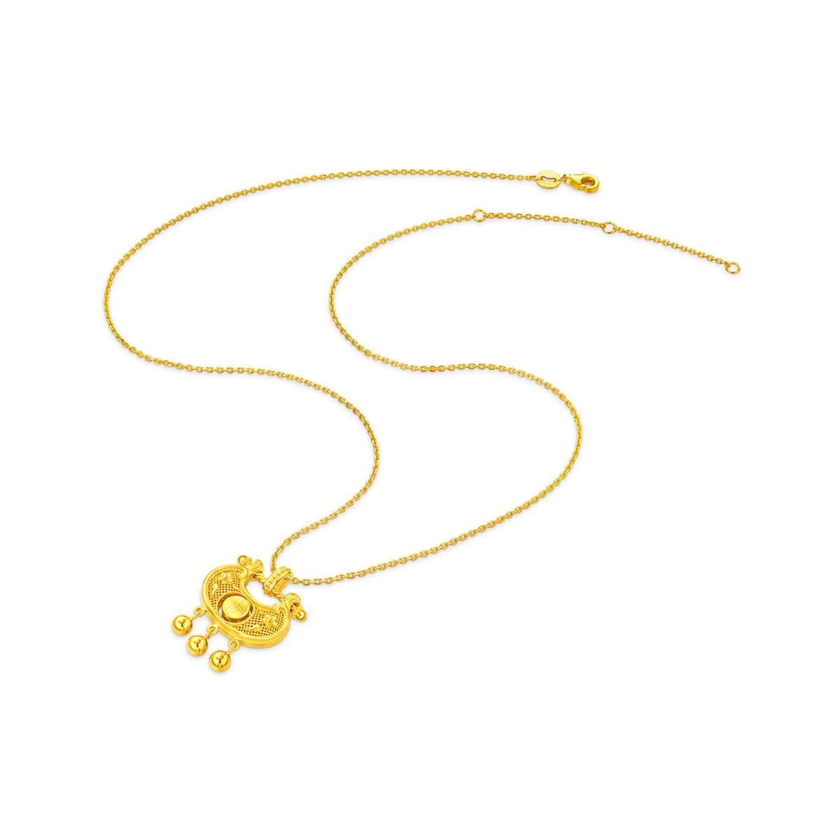 999.9 Gold pendant
