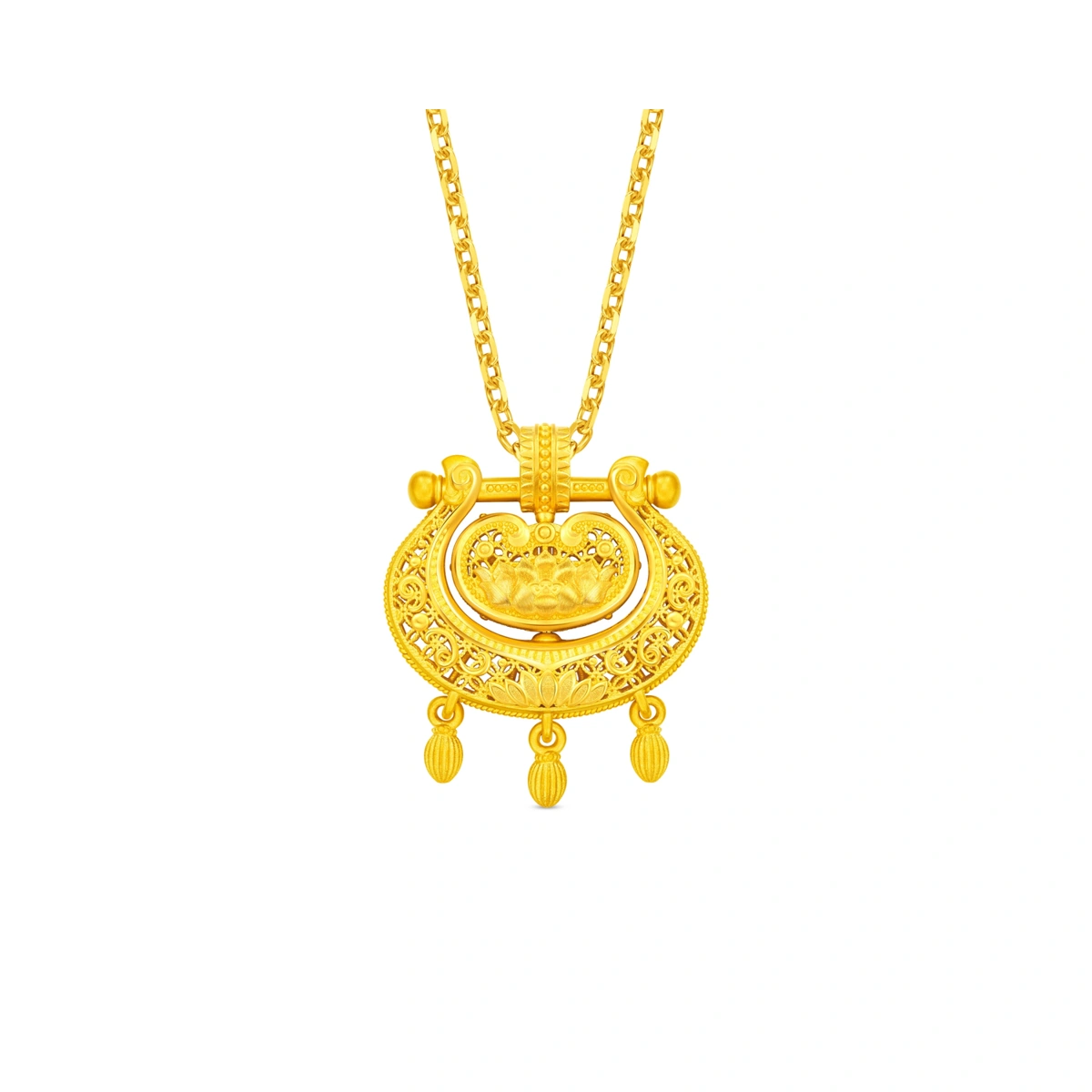 999.9 Gold pendant