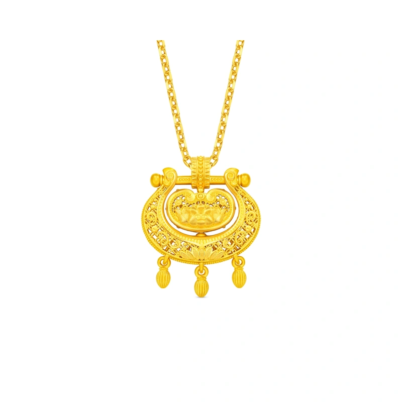 999.9 Gold pendant