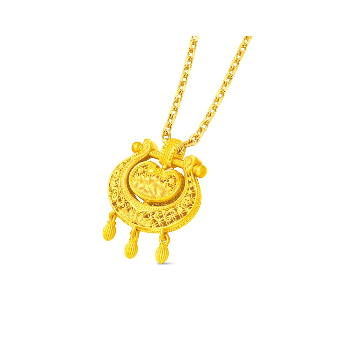 999.9 Gold pendant