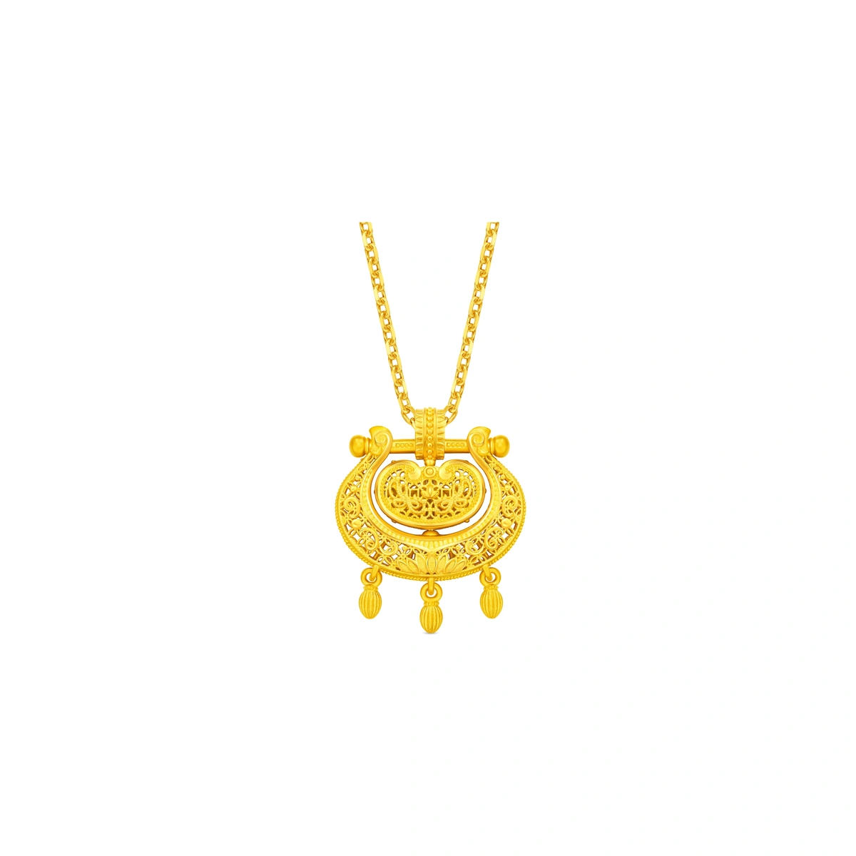 999.9 Gold pendant
