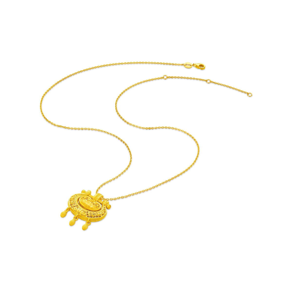 999.9 Gold pendant