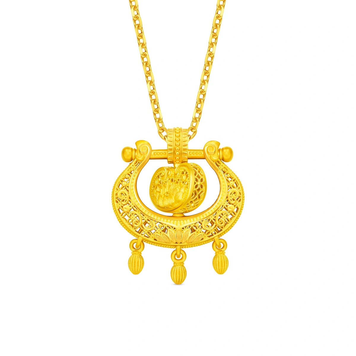 999.9 Gold pendant