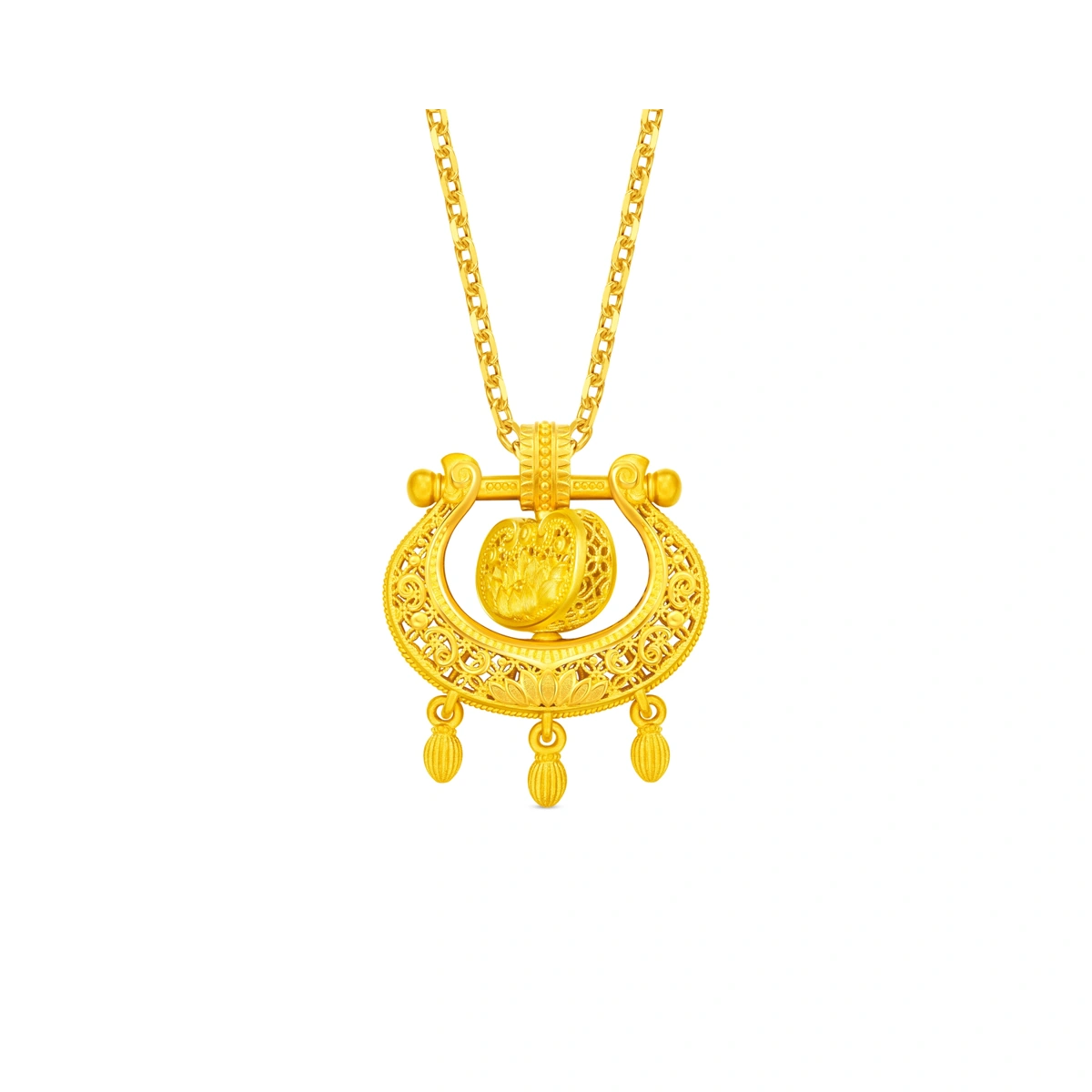999.9 Gold pendant