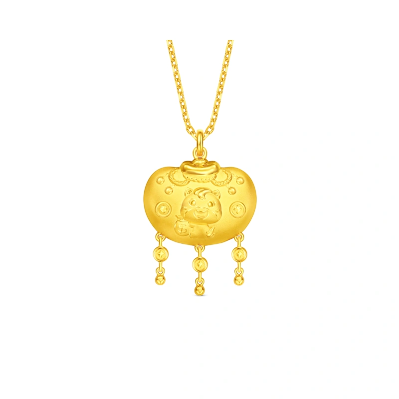 Peace & Health 999.9 Gold pendant