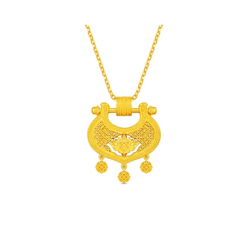 999.9 Gold pendant
