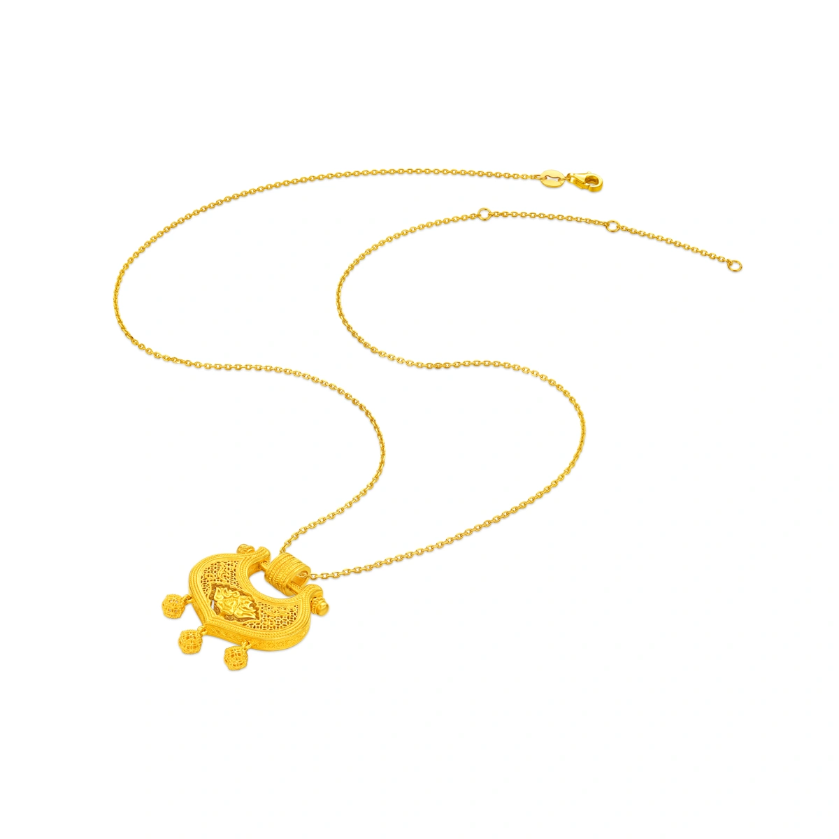 999.9 Gold pendant