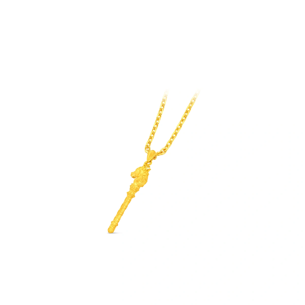 Horse Scepter 999 Gold pendant
