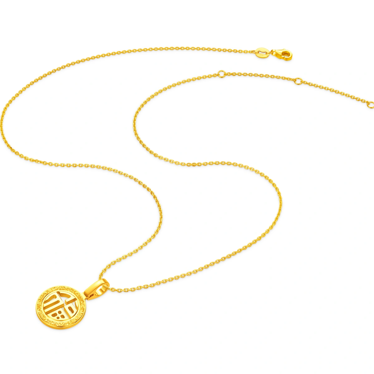 999 Gold pendant