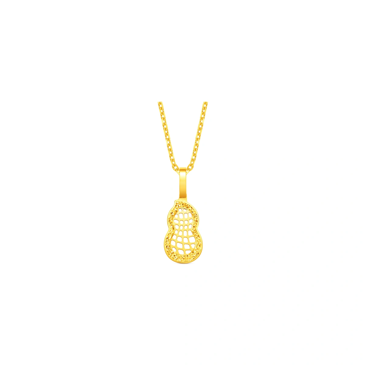 Peanut 999 Gold pendant
