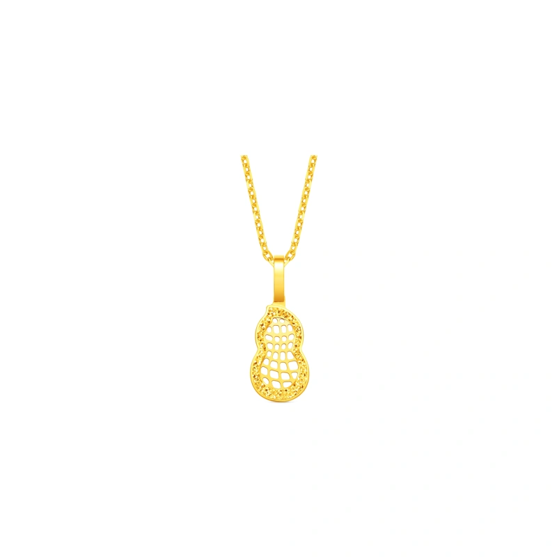 Peanut 999 Gold pendant