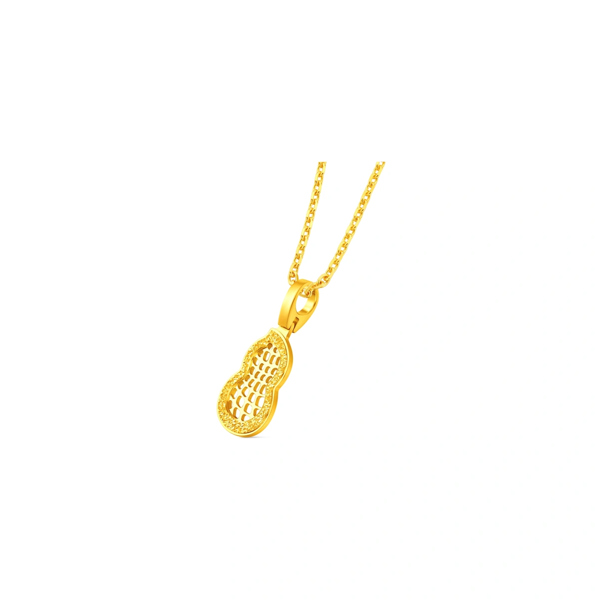 Peanut 999 Gold pendant