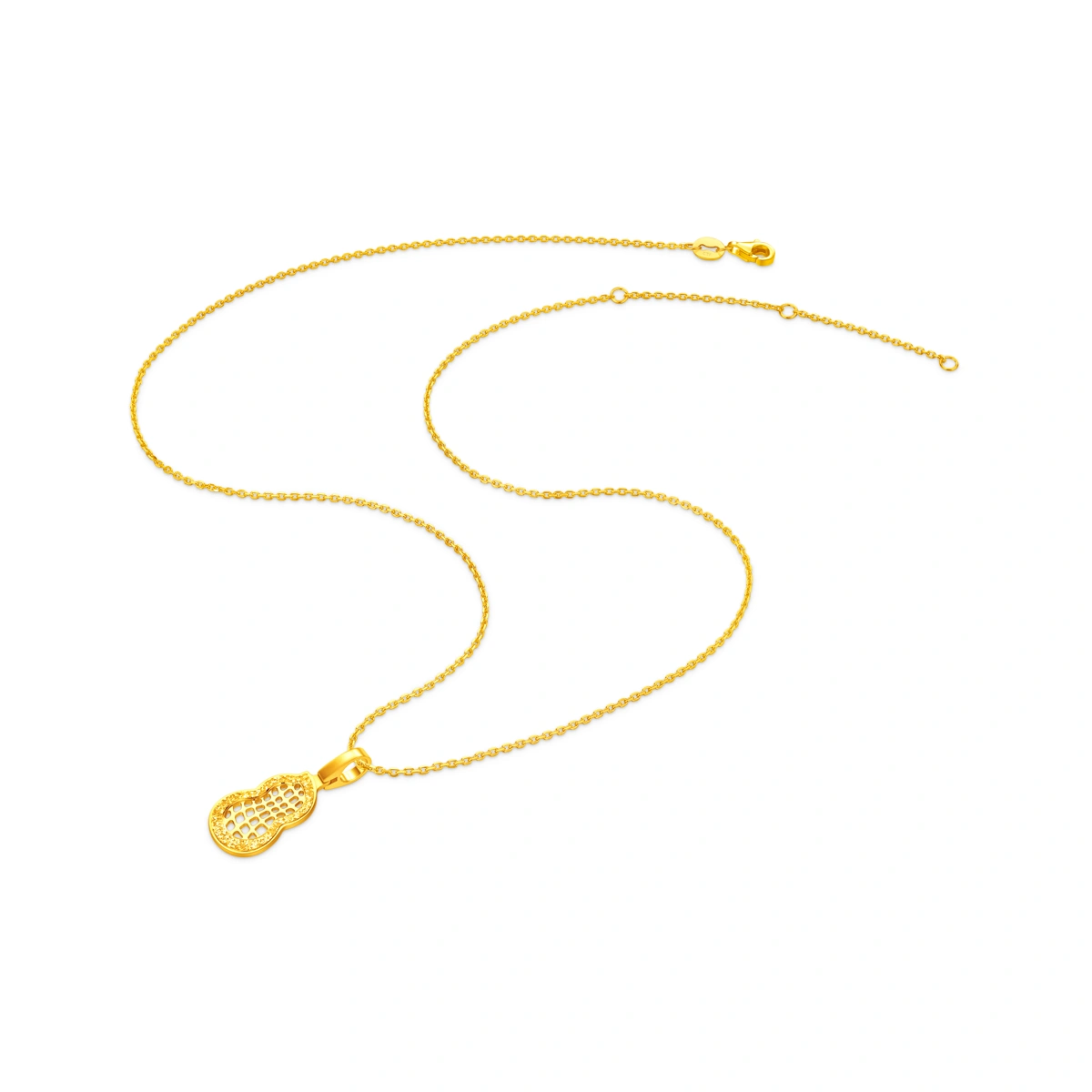 Peanut 999 Gold pendant