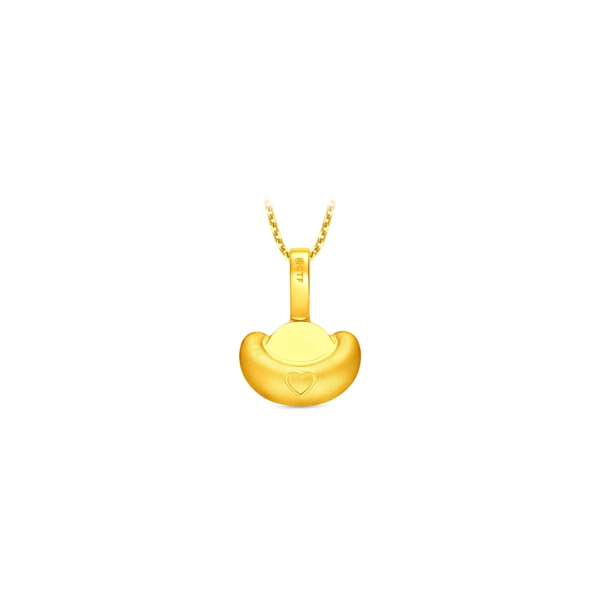 微笑元寶999足金吊墜