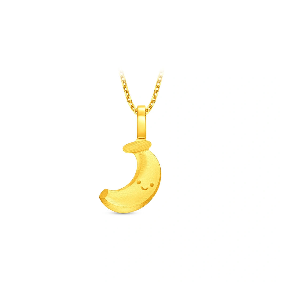 Smiling Banana 999 Gold pendant