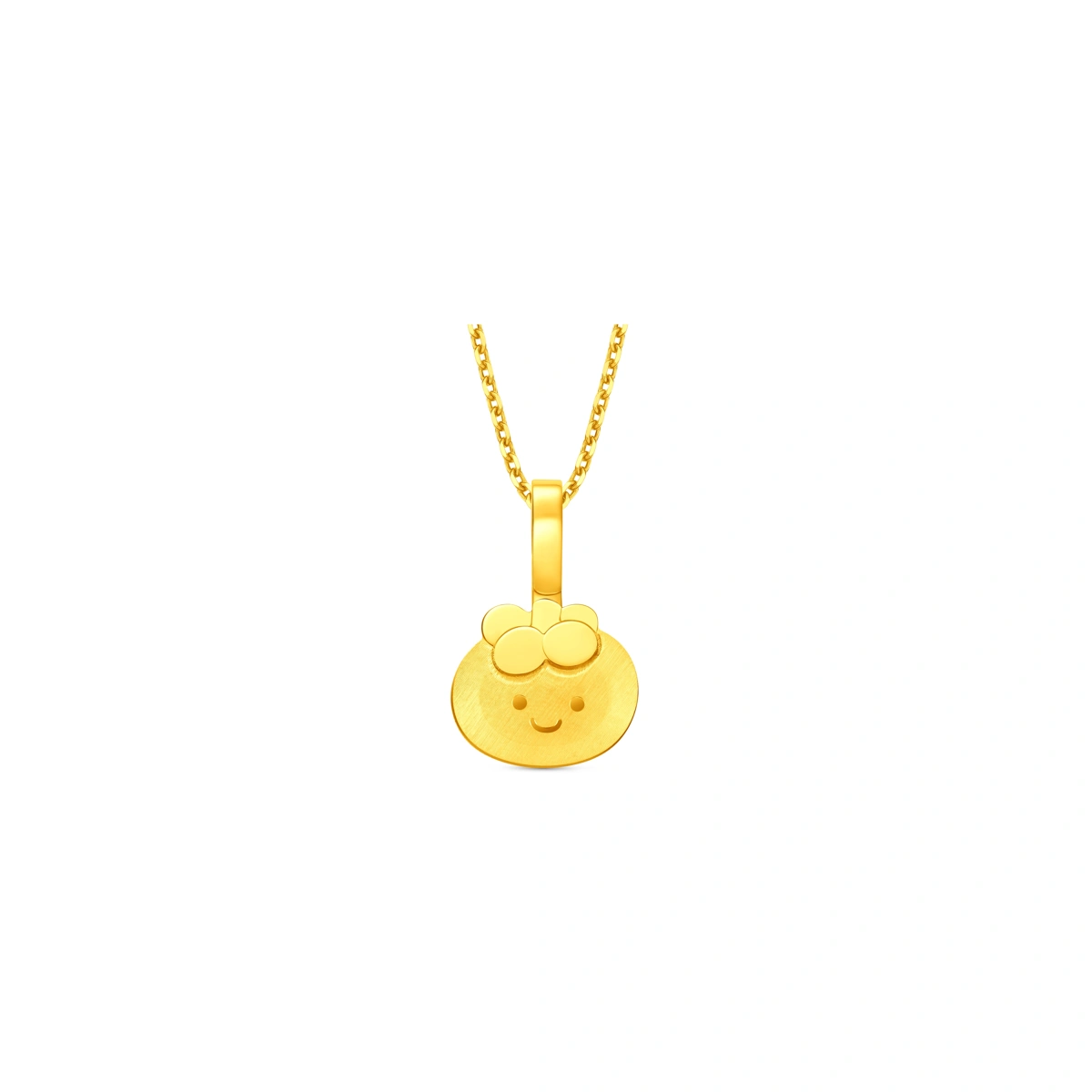 Smiling Mangosteen 999 Gold pendant