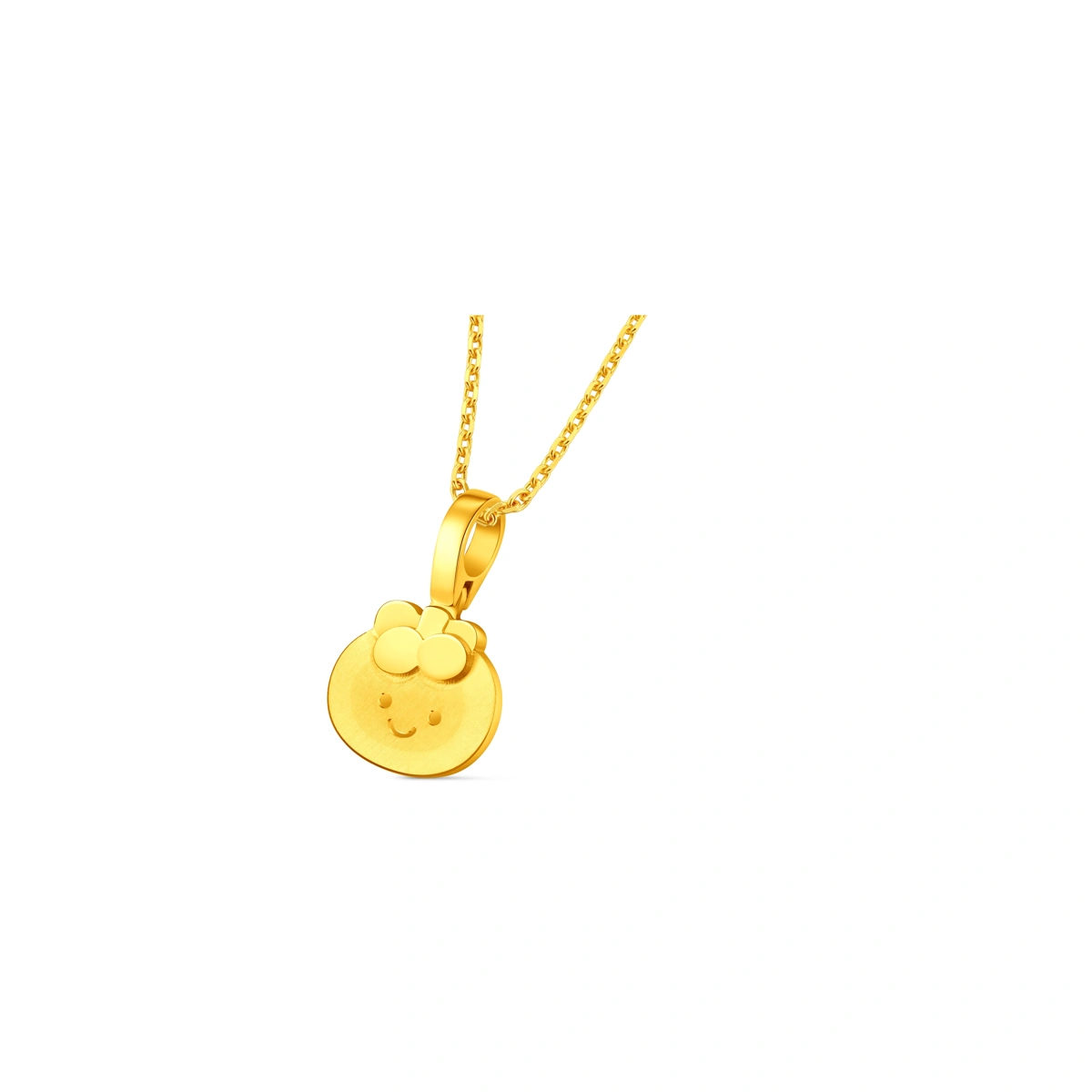 Smiling Mangosteen 999 Gold pendant