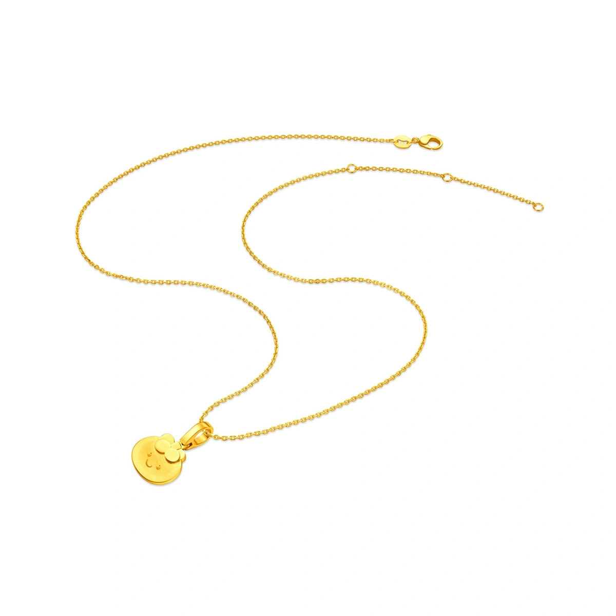 Smiling Mangosteen 999 Gold pendant
