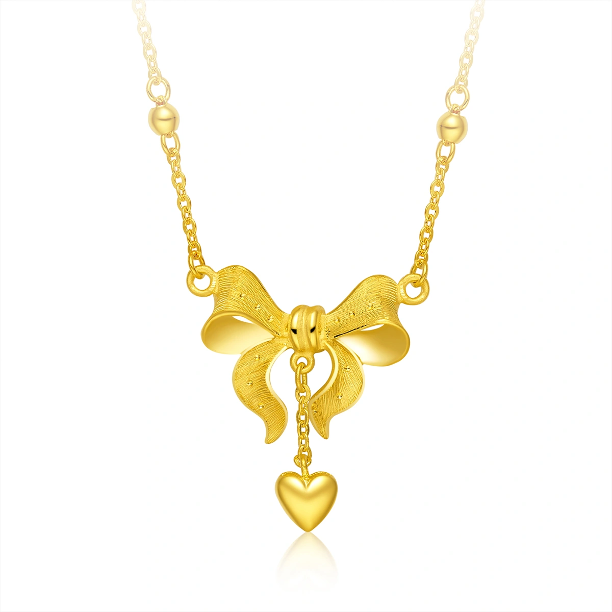 Ribbon 999.9 Gold Necklace
