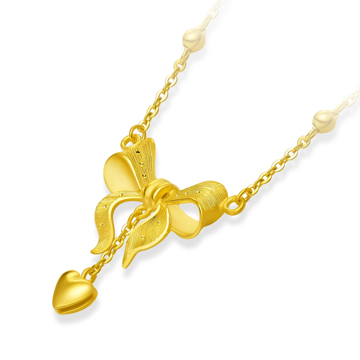 Ribbon 999.9 Gold Necklace