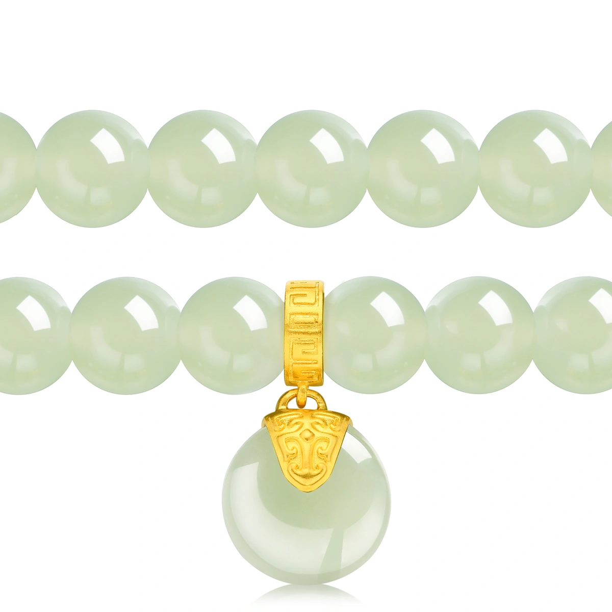 999 Gold semi-precious stone bracelet