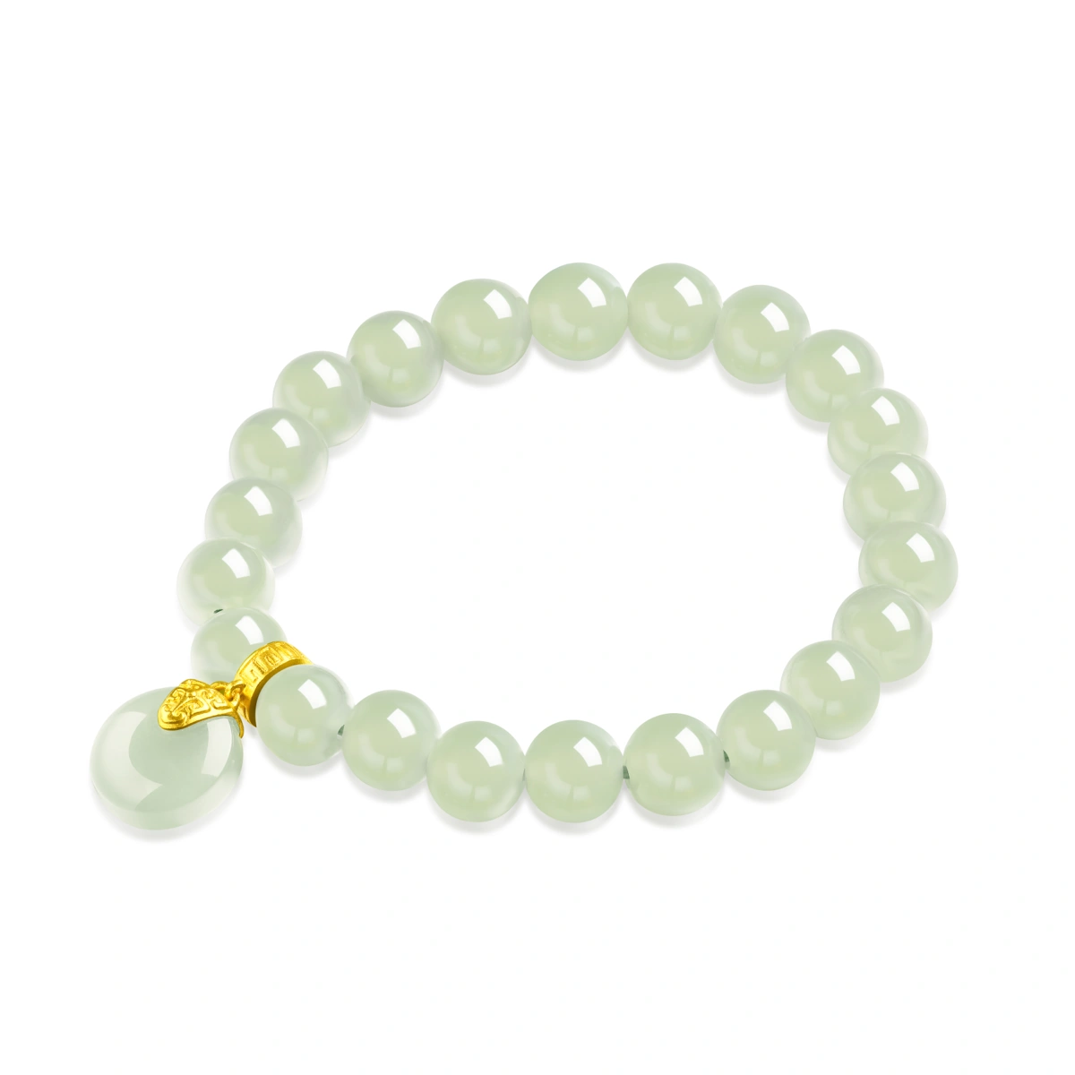 999 Gold semi-precious stone bracelet