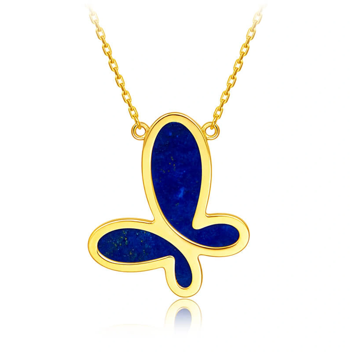 22K Yellow Gold Lapis-Lazuli necklace