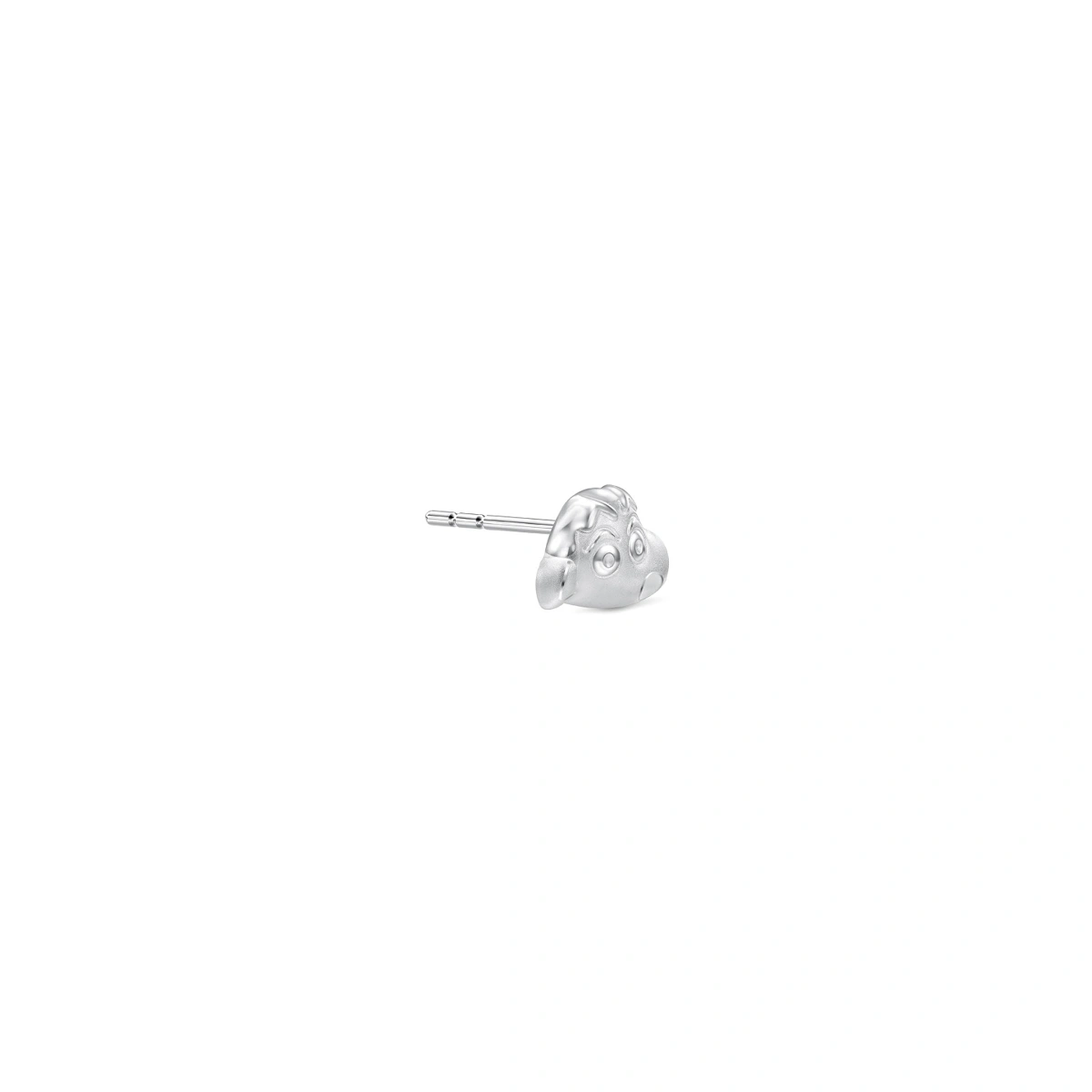 Shinchan 18K/750 White Gold Earring (Single)