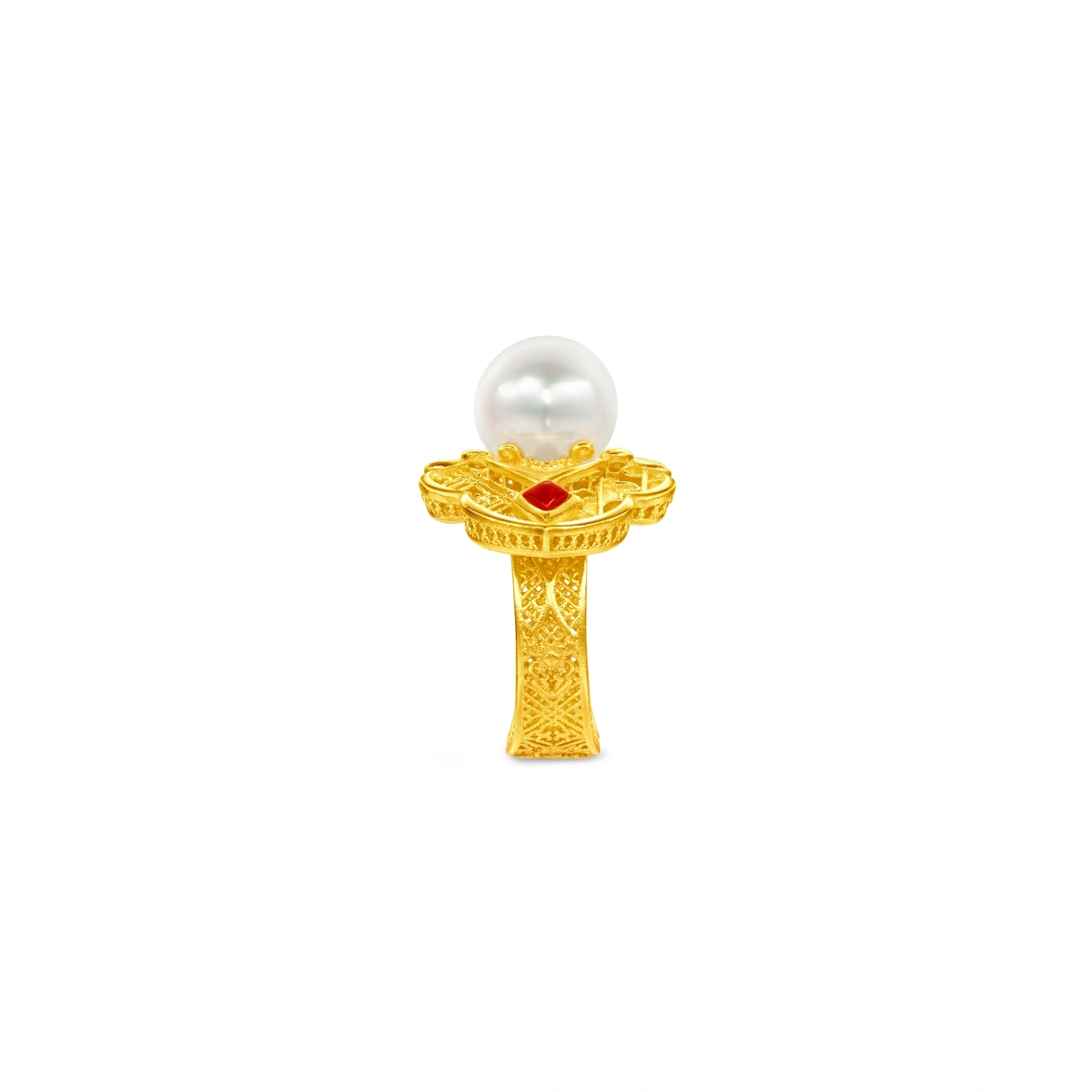 999.9 Gold ring