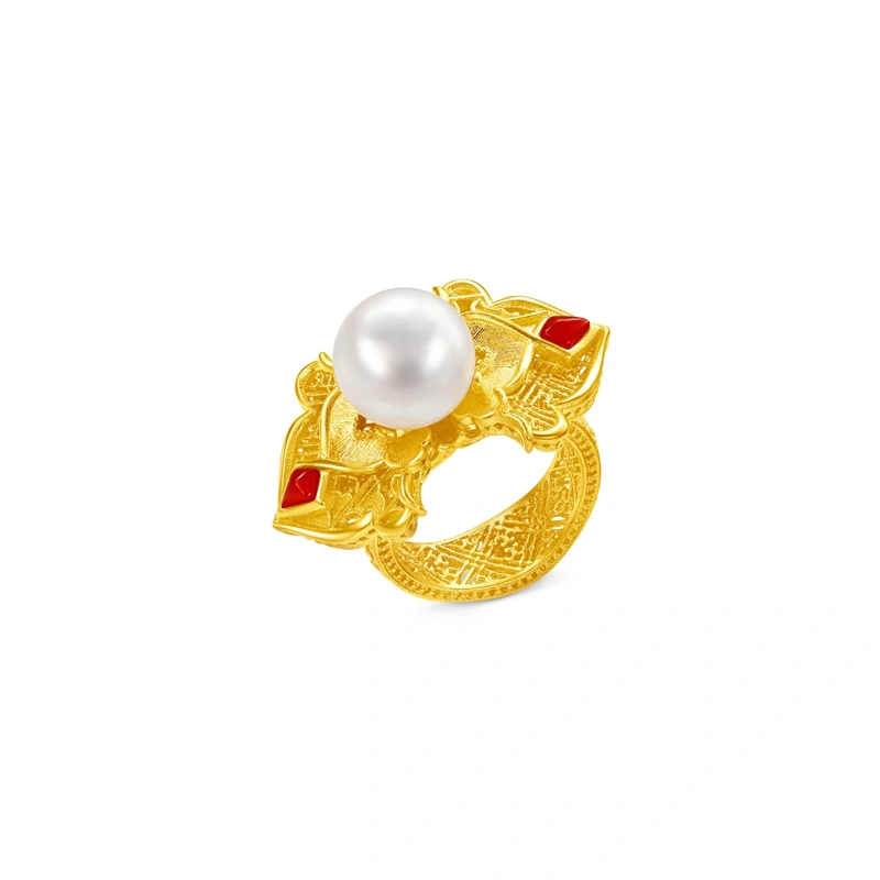 999.9 Gold ring