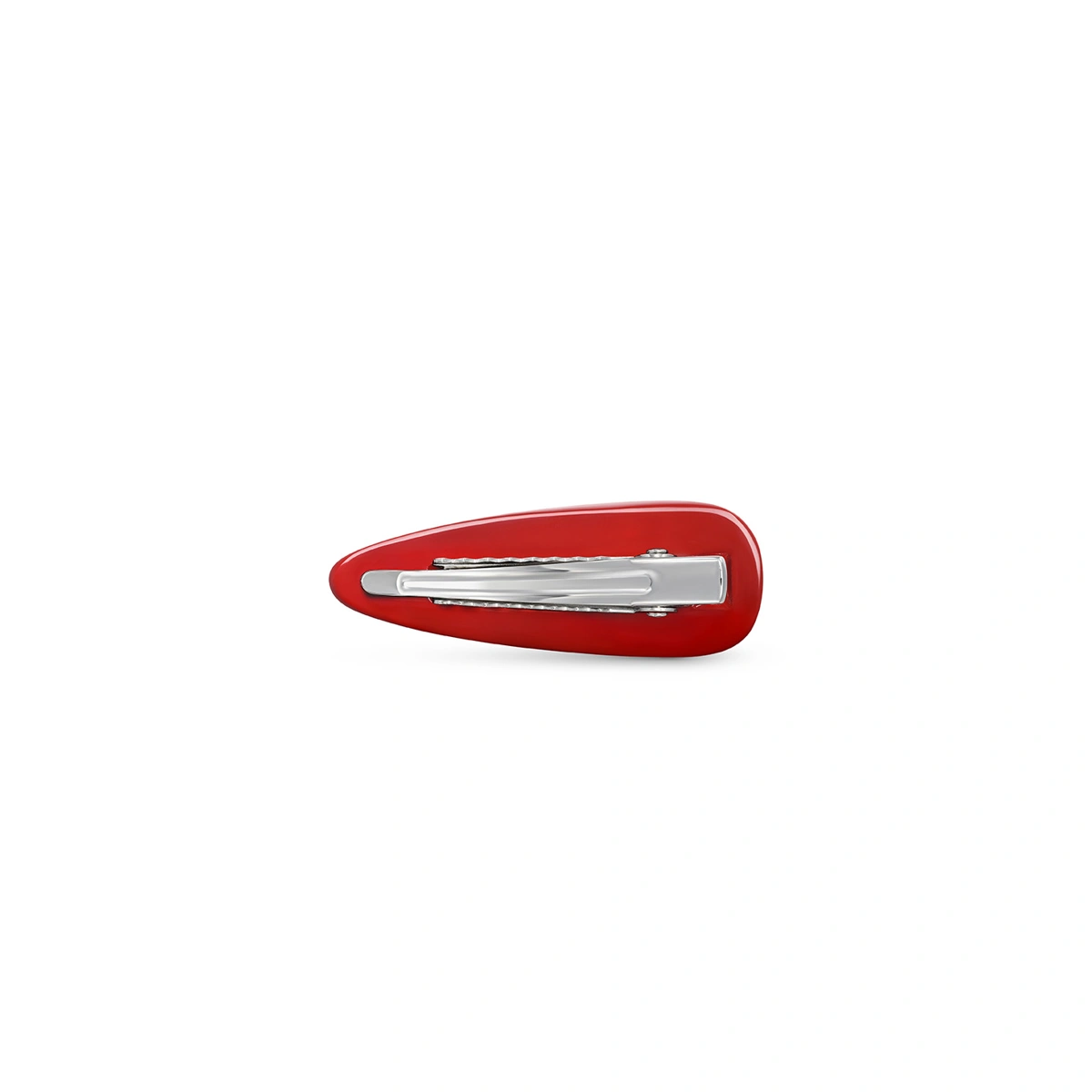 999 Gold Red Enamel Hair Clip (Large)