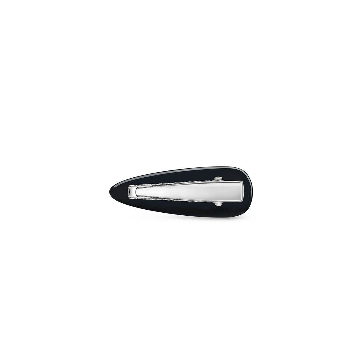 999 Gold Black Enamel Hair Clip (Small)