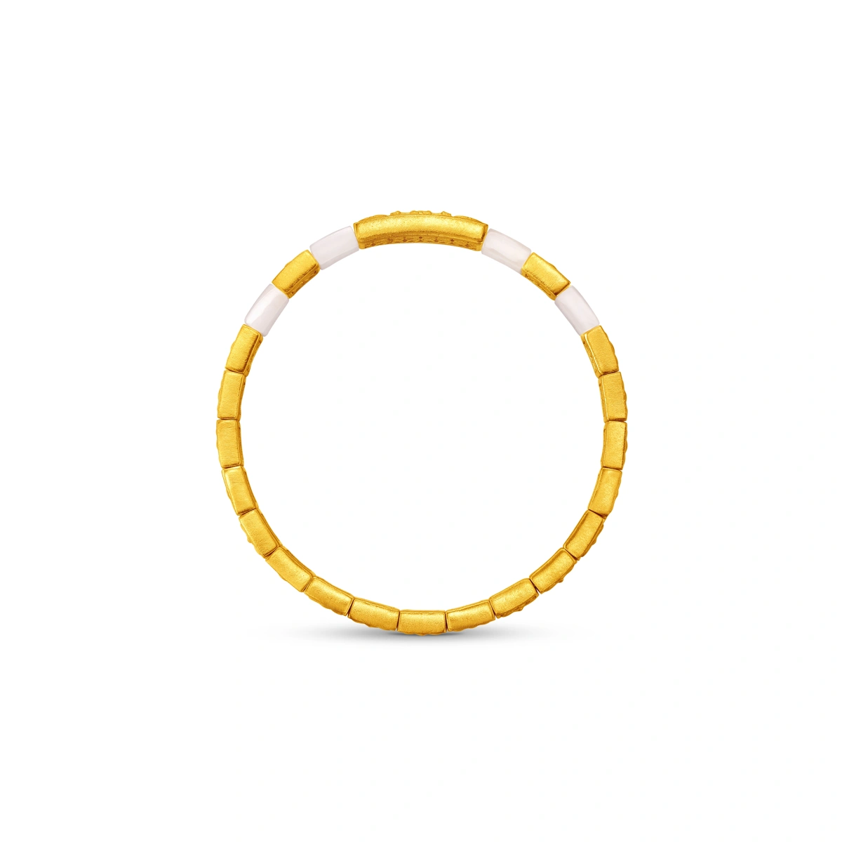 The Rising Dragon and Clouds 999 Gold bracelet