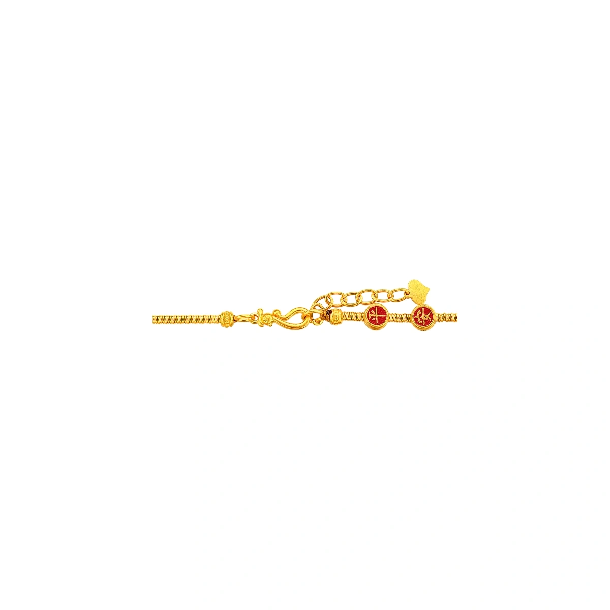Five Emperor Coins 999 Gold bracelet