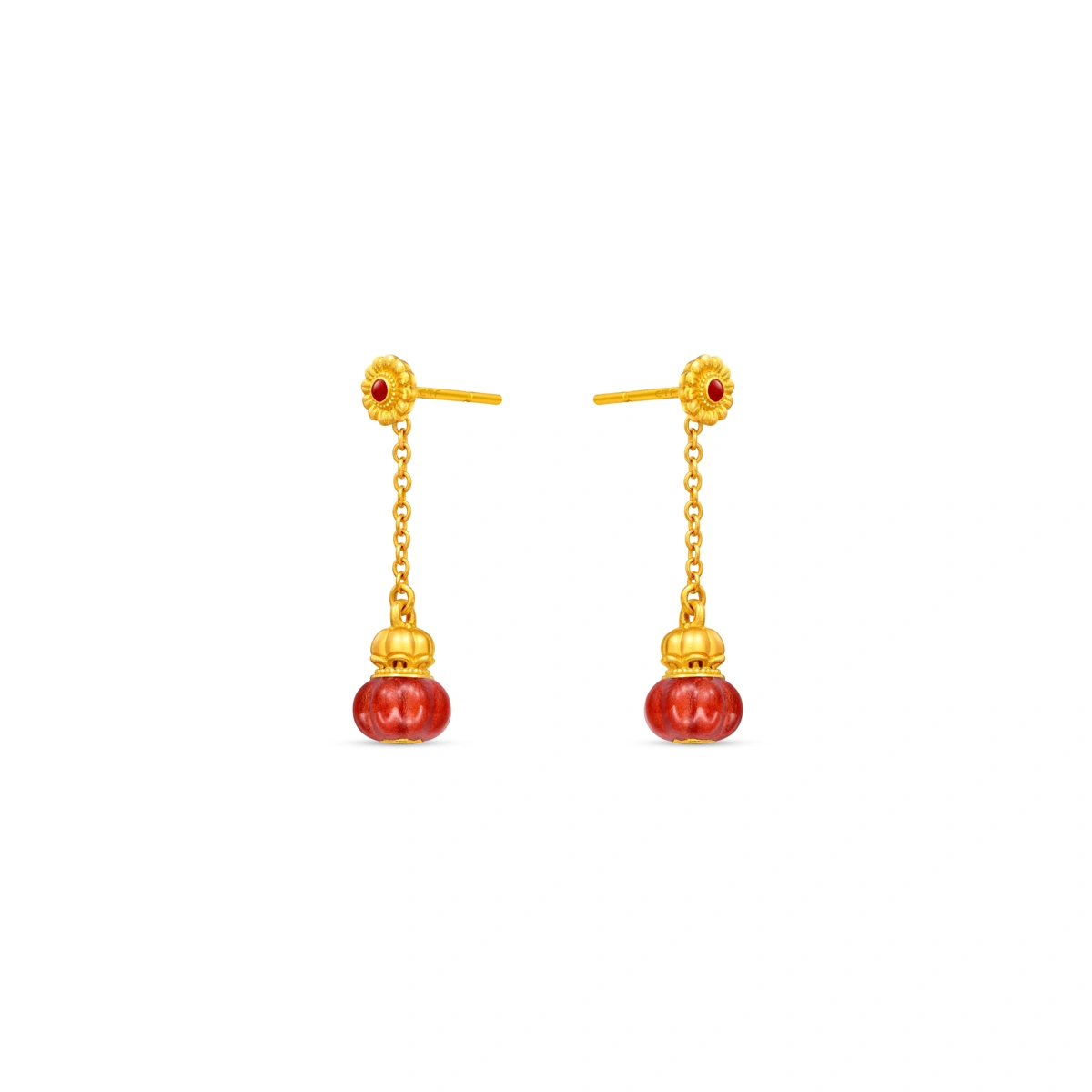 999 Gold earrings